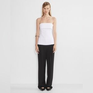 Aritzia Babaton Element Tube Top (Re)ssential White Size 4 Like New